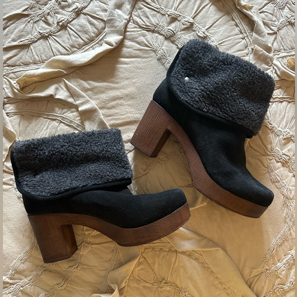 Eric Michael Made In Portugal Lined Platform Booties